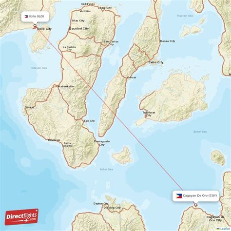 Flights from Cagayan de Oro (CGY) to Iloilo (ILO) .
